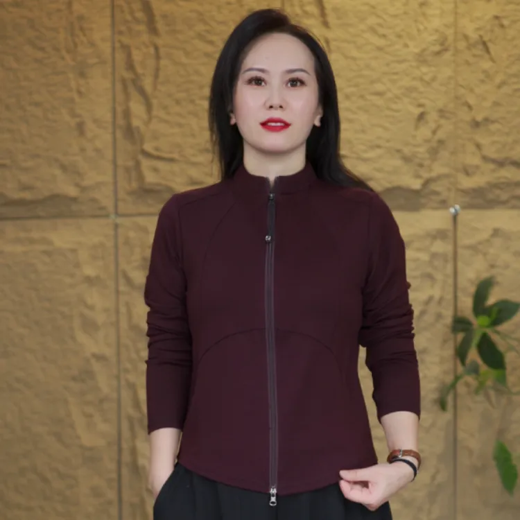 秋季显瘦遮肉微修身百搭洋气双拉链lulu同款设计感卫衣小衫外套