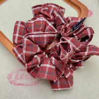 红色格子发圈（Y2）MH133 MH