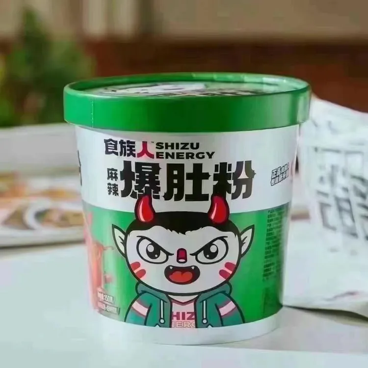 食族人爆肚酸辣粉，牛肚还有辣酱，六包调料你想怎么放就怎么放