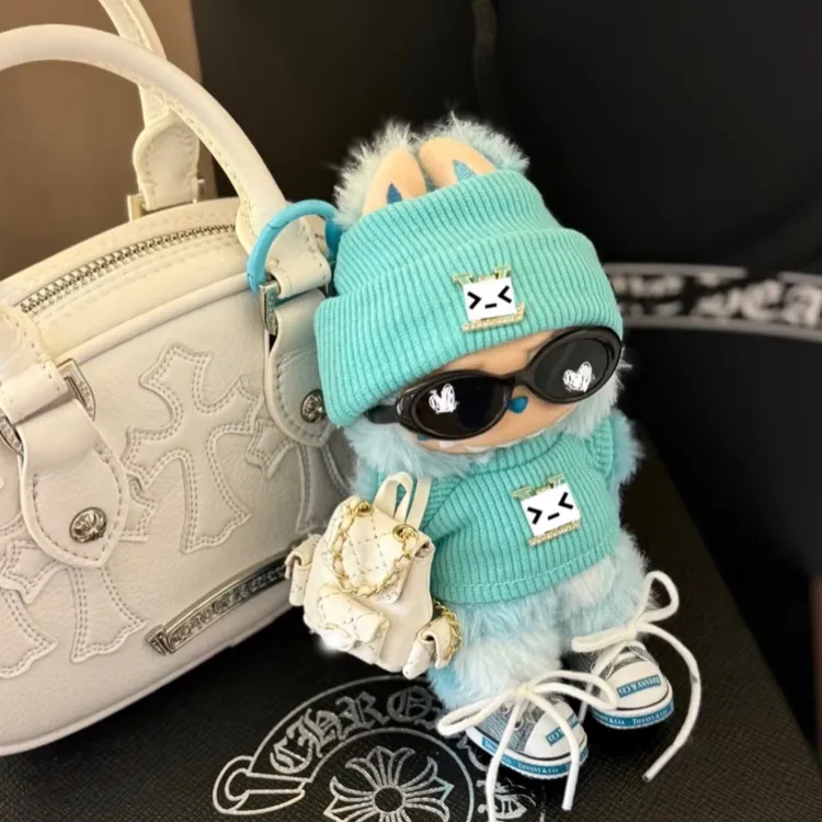 Labubu 拉布布娃衣 蒂芙妮蓝夏日套装 [一二三代通用 仅娃衣]