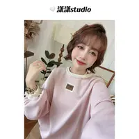 【超甜泡泡袖卫衣】【袖子超精致】【内里加绒】潇潇自制韩版卫衣XM1183