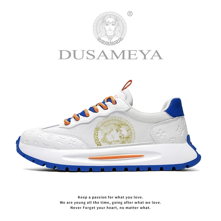 DUSAMEYA/杜莎米娅新款秋季情侣透气轻奢时尚休闲百搭男潮鞋D6772