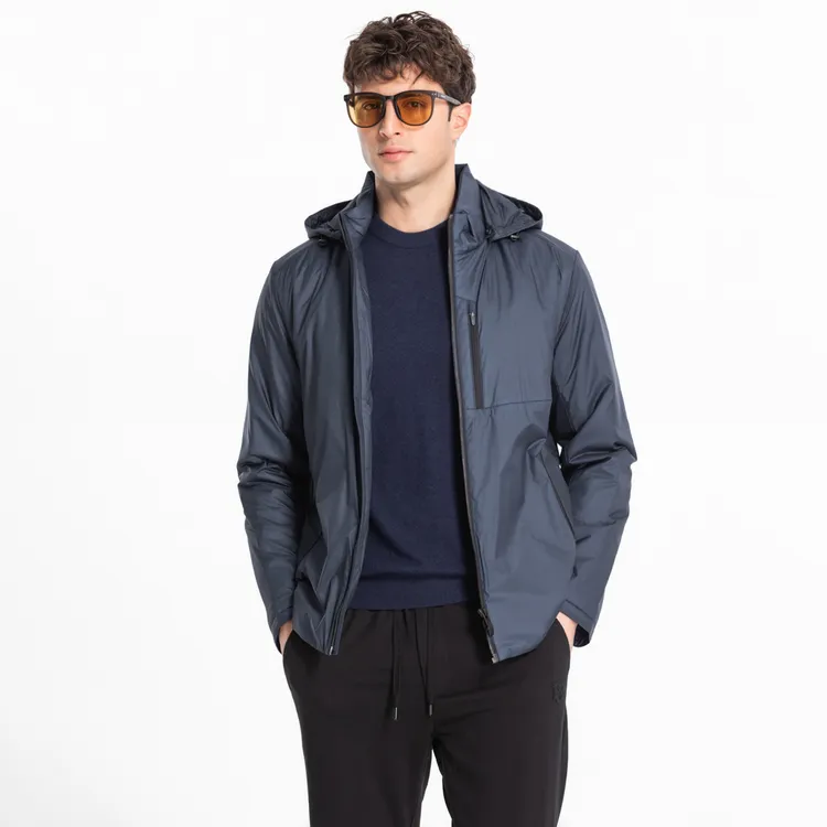路卡迪龙【户外棉服】轻薄透气连帽男款户外登山徒步外套154246119