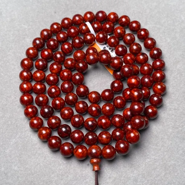 原汁原味0.8cm 瘤疤花（一档）5A+泥料 印度小叶紫檀