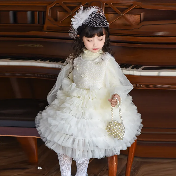 女童公主裙子春秋季连衣裙2025新款早秋生日周岁礼服宝宝儿童初秋