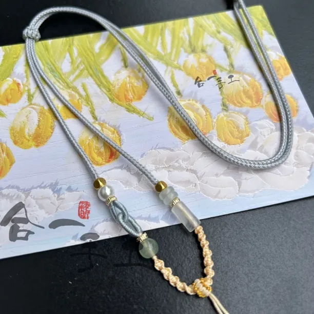 手工编织扭转乾坤结精美款挂坠绳可调节百搭绳