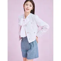 【Montendre】秋冬新款 C 时尚百搭优雅流苏边设计高级感小香风外套