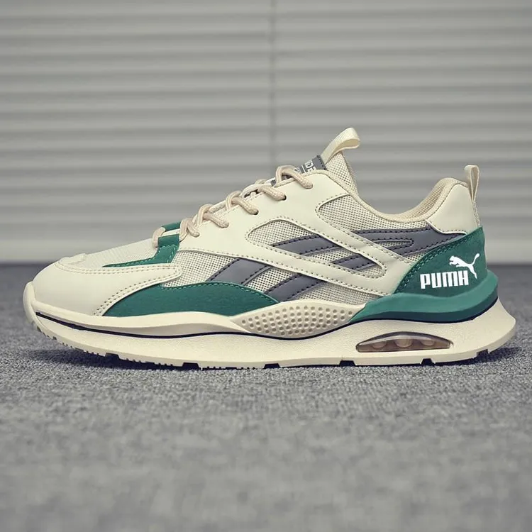 FILDAI男鞋2025夏季新款网面鞋透气超轻防滑运动阿甘鞋休闲跑步鞋