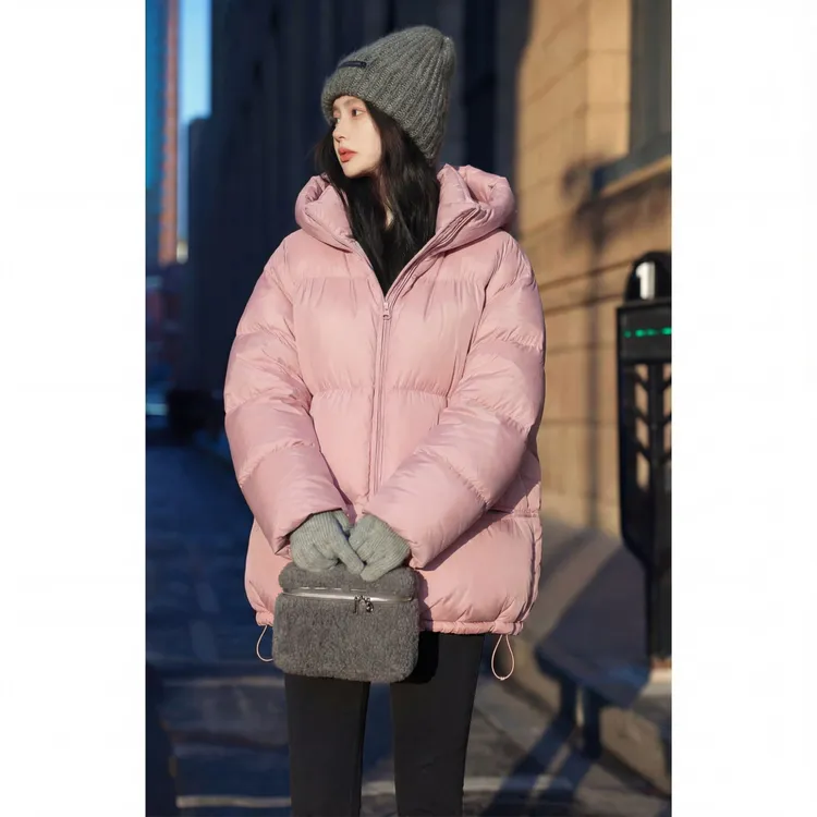 FANRUI/泛芮 「褶影暖匣」白鸭绒皱褶锁温设计感中长款羽绒服B19897