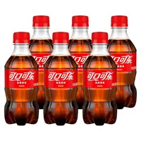 可口可乐/雪碧经典美味迷你瓶装300ml*6瓶碳酸饮料汽水TG