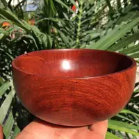 缅甸花梨素面大碗厨房饭碗 尺寸：10x5cm  XT051