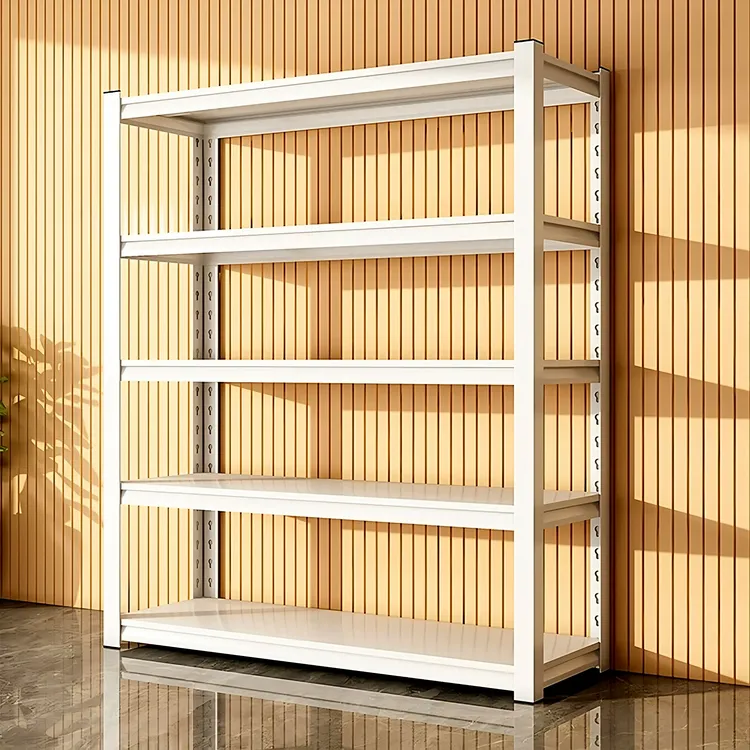 角钢货架多层置物架一体靠墙仓库仓储货物多层收纳架快递超市货架