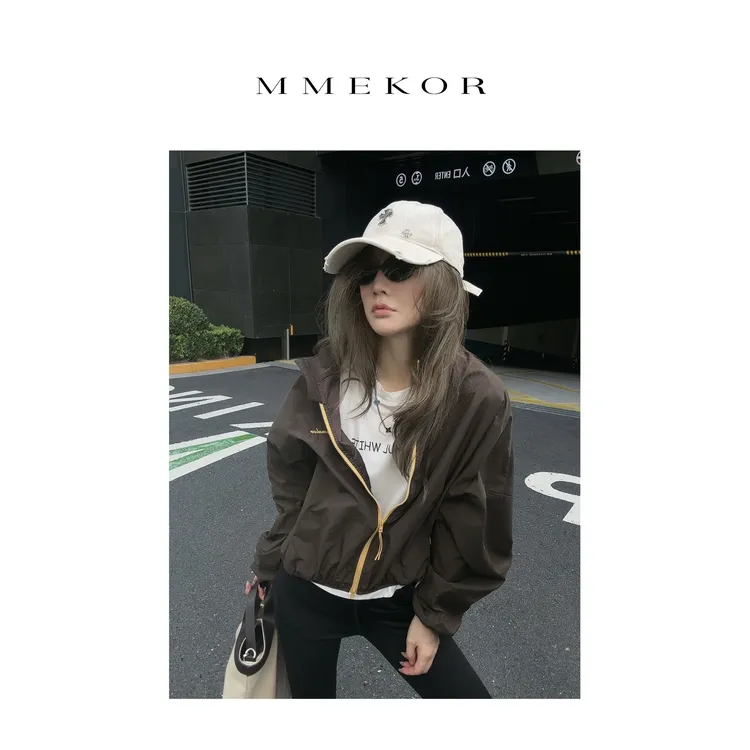 MMEKOR“活跃假期”外套 2025新款秋款末日美拉德风上衣 30198