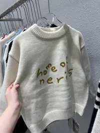 LGL- 68121  高货字母百搭休闲毛衣