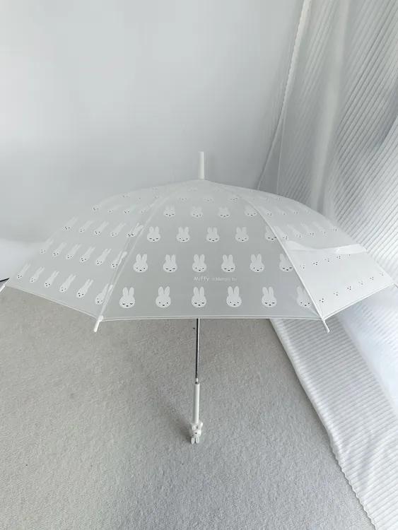 首发正版米菲兔雨伞ins风兔子手柄日本同款加大加厚简约卡通雨伞