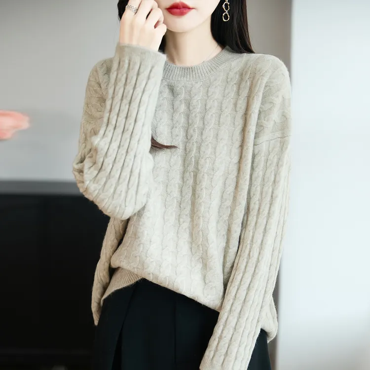 胖mm春秋大码女士毛衣遮肚子显瘦上衣内搭可外穿高级感针织打底衫