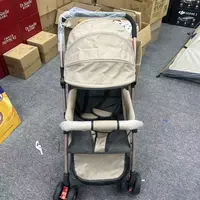 婴儿推车可坐可躺轻便折叠四轮避震新生儿适用童车M