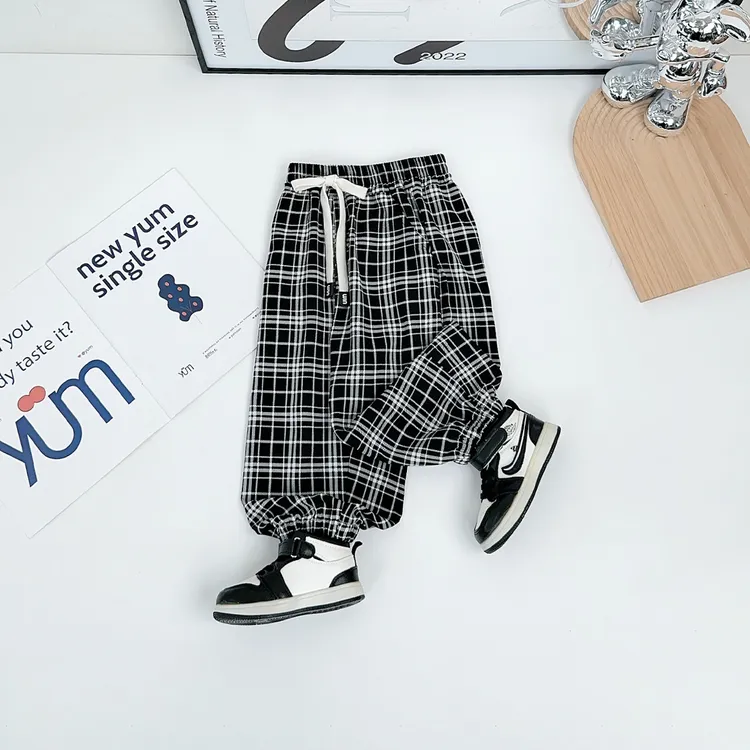 男童裤子薄款宽松休闲裤防蚊长裤儿童洋气 BQ25353Y悠悠童话童装 