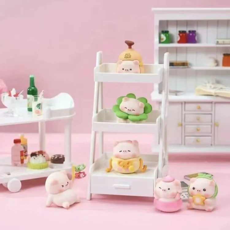 直播间专享踩数字情人节小两口萌粒欧气手办系列潮玩手办景品摆件