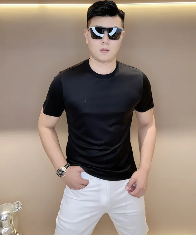 【泡面锅男装】夏季新款时尚小标弹力修身男士短袖T恤W260-62278