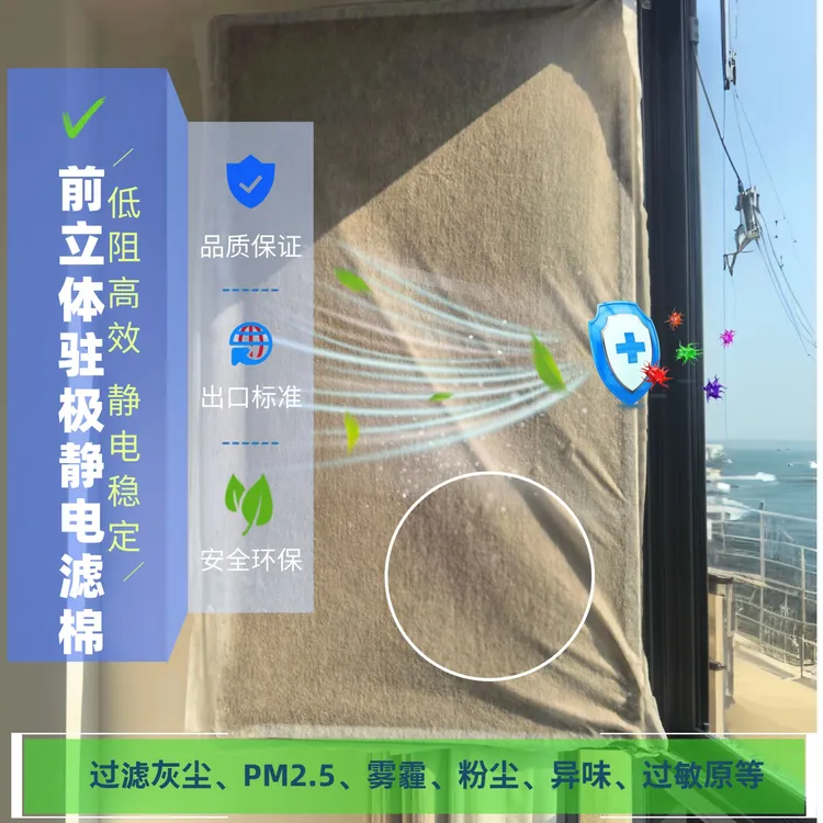 静电棉纱窗防尘通风过滤棉防灰尘雾霾空调新风螨虫二手烟粉尘低阻