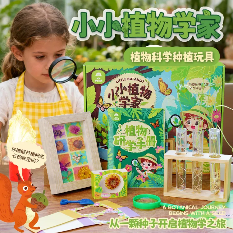 小小植物学家小学生植物科学DIY研学体验套装儿童手工玩具8岁礼物