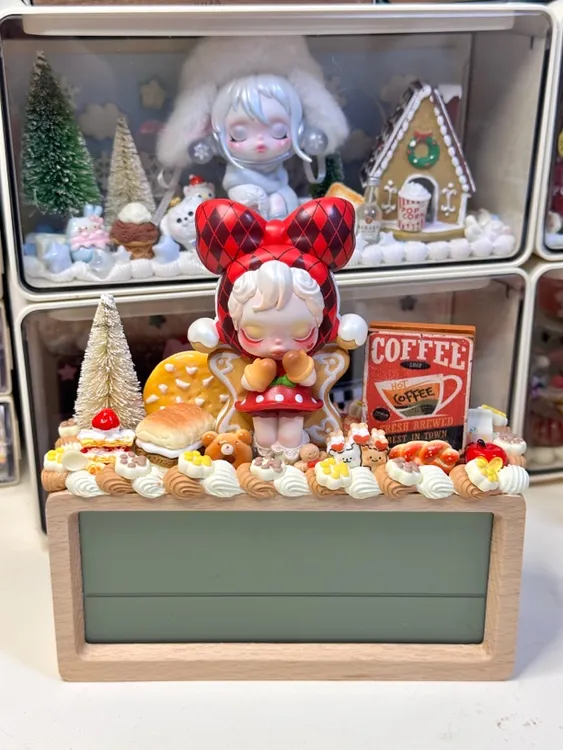 【时钟闹钟】木楠手作奶油胶创意DIY摆件 家用礼物