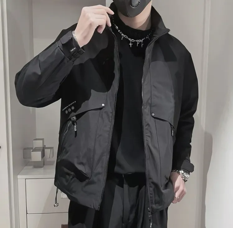 【立领秋季外套】91026户外休闲百搭男士薄款夹克帅气休闲男装外套