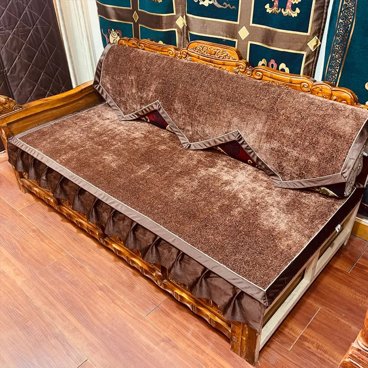 西藏包邮新款藏床坐垫靠背巾冬季加绒防滑藏式沙发垫客厅卧室通用