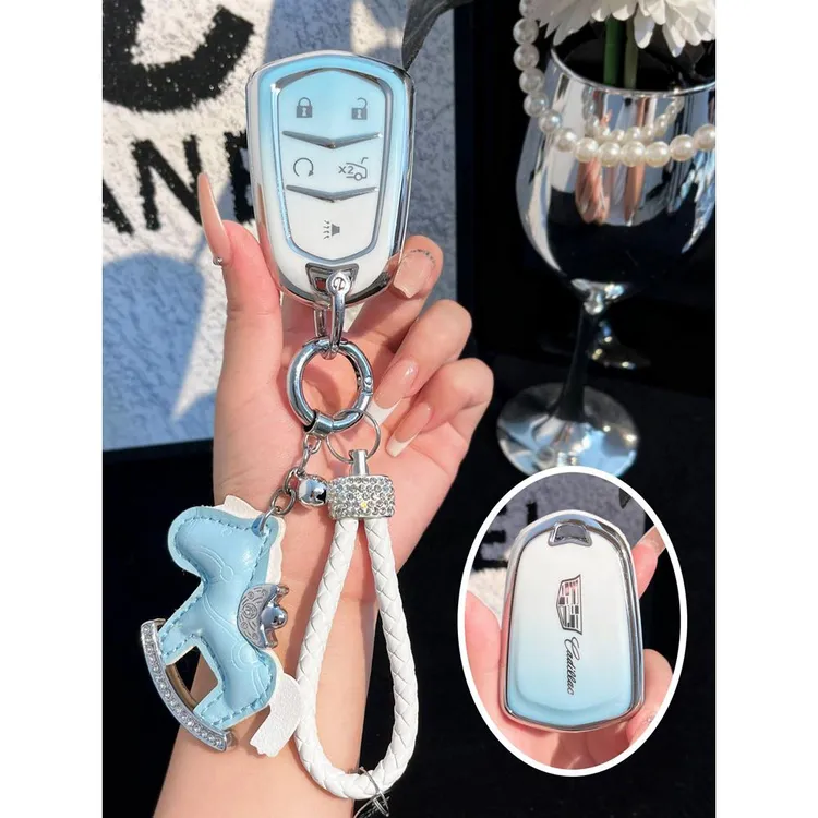 凯迪拉克汽车钥匙套xts5 ct钥匙壳钥匙扣保护套6gt 4xts atsl xt6