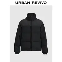 【HOT】UR2025冬季新款男装休闲简约拼接绗缝羽绒服UMM150021