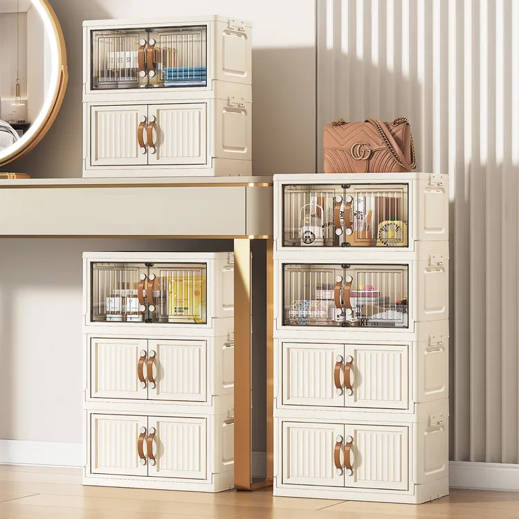 【35面宽】轻奢ins风可折叠办公储物卧室杂物收纳盒免打孔儿童衣柜Z