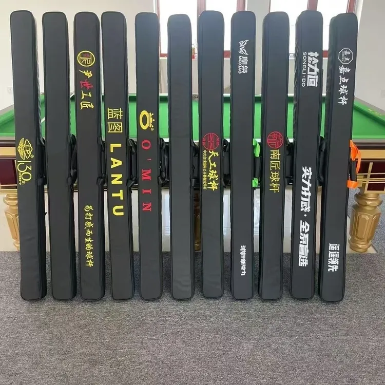 新款各大品牌台球杆包 手提肩背均可 防水防潮 二槽三槽通用