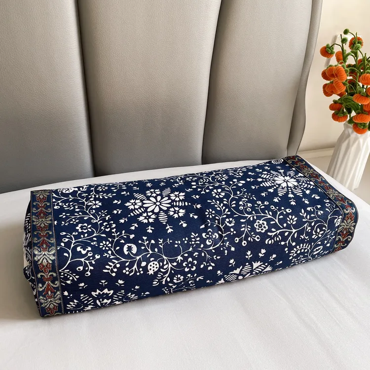 老粗布护颈枕8-11厘米高度正品柏子壳枕头柏籽壳枕头