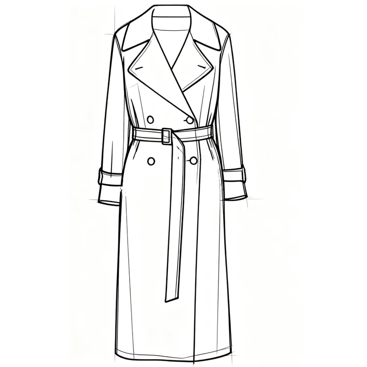 【Montendre】秋冬新款 V 气质束带双排扣羊毛混纺大衣毛呢大衣