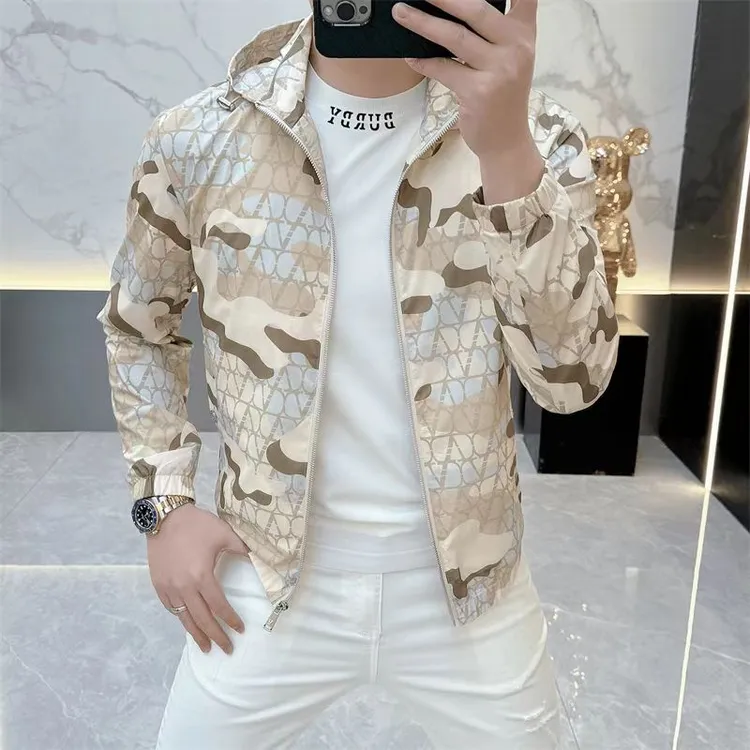 新款高档男士春秋季外套日常休闲百搭夹克潮流时尚高品质男装811