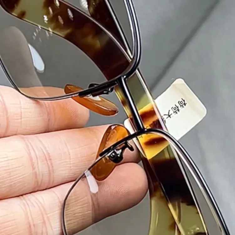 高品质400弯天然东海老料冰糖色水晶石头眼镜水晶眼镜男士高档