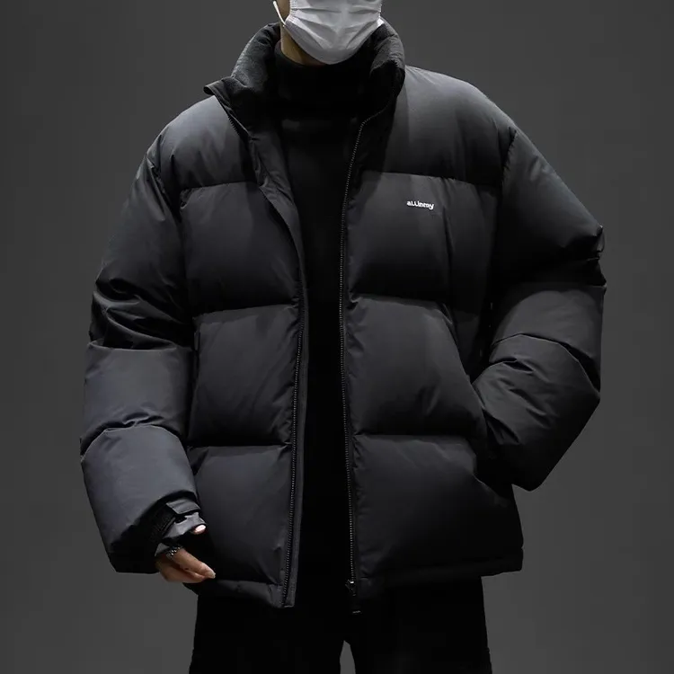 羽绒服男272g高充绒冬季新款国潮宽松立领面包服加厚保暖情侣外套