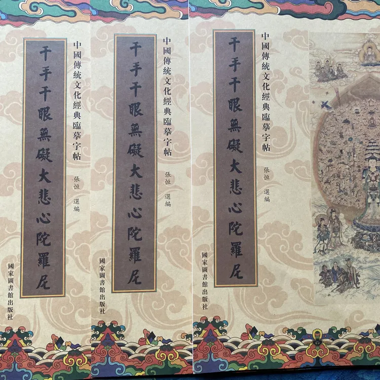 大悲咒手抄本成人练字帖临摹传统文化字帖