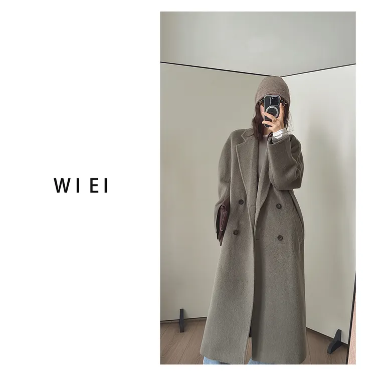 《WI EI》人生大衣*嵿101传承口碑秘鲁 INCA苏力羊驼大衣W25307501