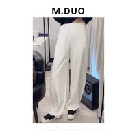 M.DUO （深圳货）羊毛+桑蚕丝混纺秋冬立体裁剪百搭休闲裤3500
