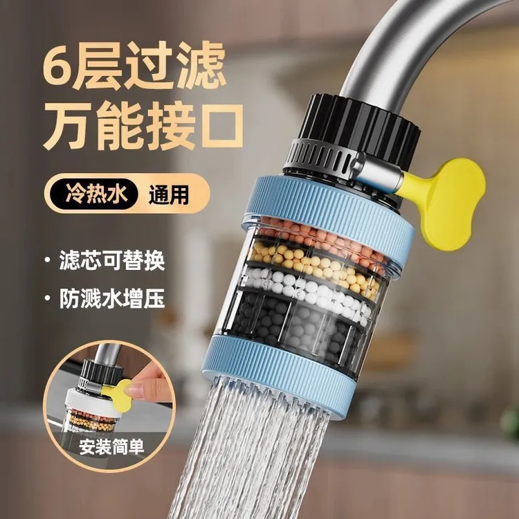 防溅水龙头万能喷头厨房通用延伸过滤器可旋转净水正品水龙头花洒