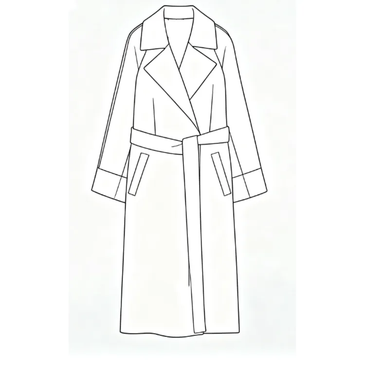 【Montendre】秋季新款 C 重磅美丽奴羊毛大衣气质时尚舒适百搭外套