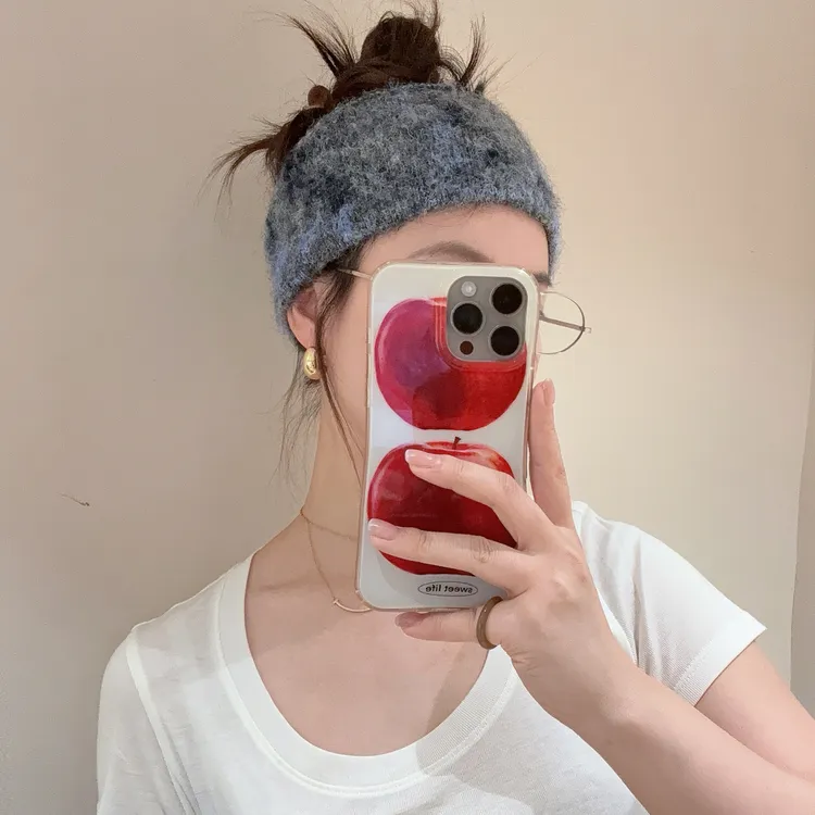 羊毛混纺韩系发带女加宽运动保暖加厚力束发带毛线头巾