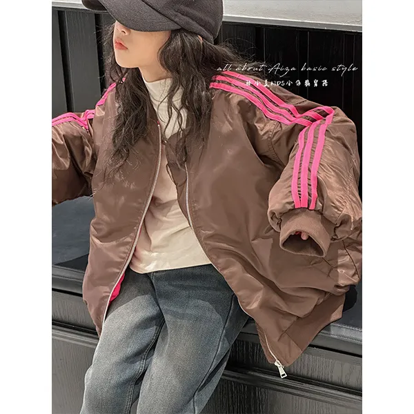 K25107童装女童羽绒服秋冬装防寒2025新款儿童女加厚夹克外套上衣