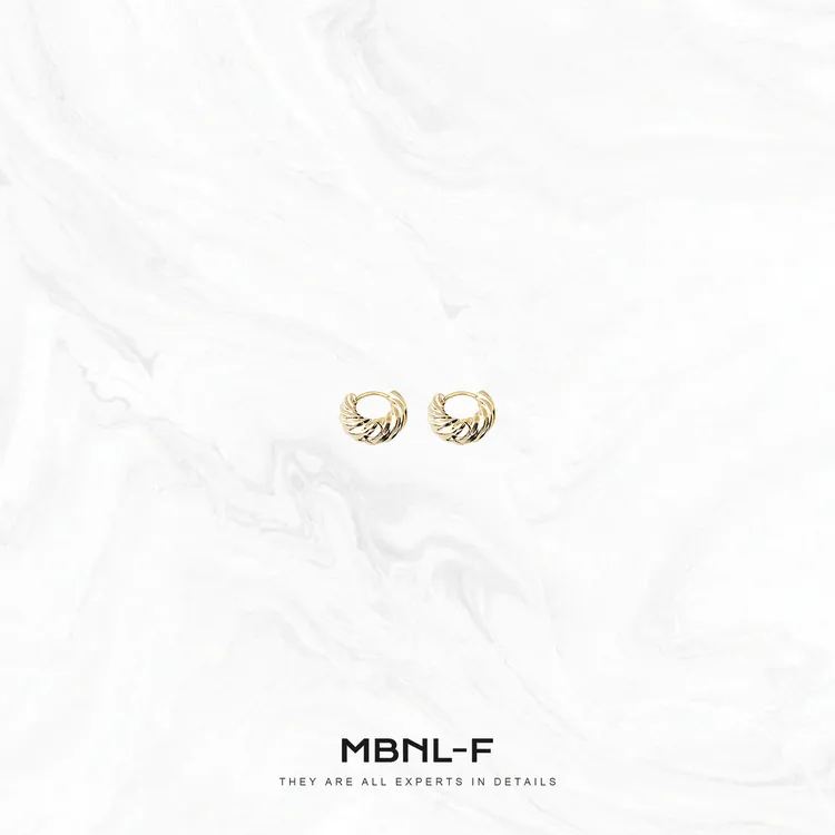 铜合金耳饰  铜镀真金高级奢感百搭日常耳环 秦磊XM-SP3551