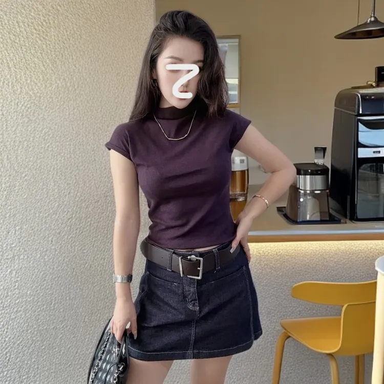 【气质款上衣】新款时尚上身遮拜拜肉 必冲款！显瘦内搭百搭洋气T恤