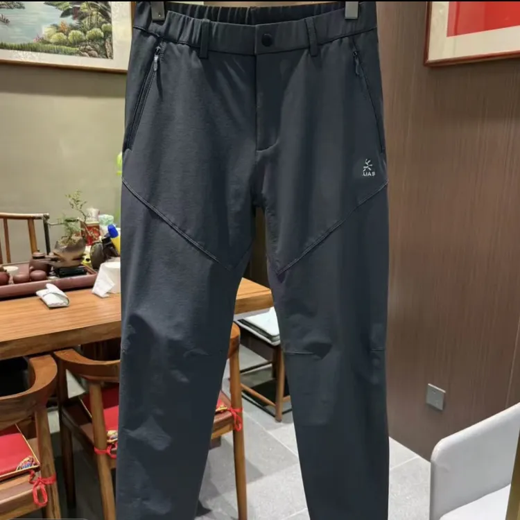 25D31运动秋季登山通勤风防水直筒裤休闲裤长裤