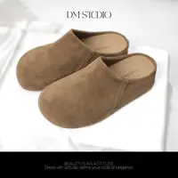 DEDM•STUDIO小众设计高级复古时尚包头拖鞋勃肯鞋2509XZ/25F8252