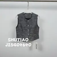 【SHUTIAO】2025夏季：新款小众设计款马甲J25G04640